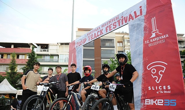 Karşıyaka Belediyesi'nden Türkiye'de bir ilk: Heyecan dolu pump track gece yarışı!