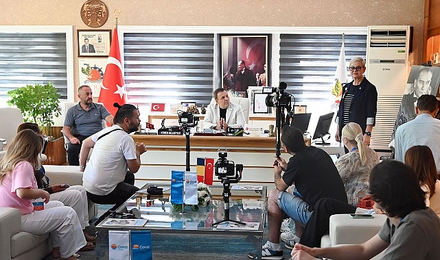 Romanyalı gazeteciler Kemer'de