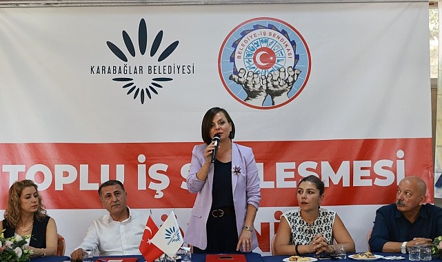 Karabağlar Belediyesi'nde toplu iş sözleşmesi sevinci