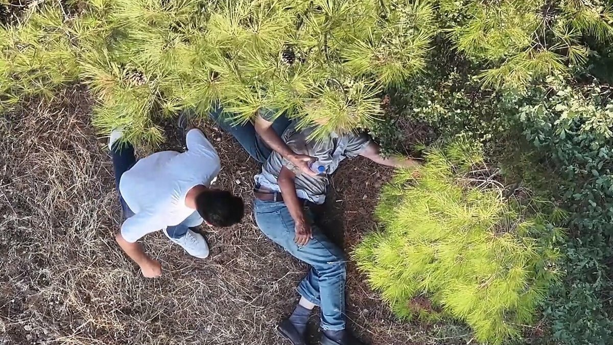 İzmir'de kayıp huzurevi sakini drone sayesinde bulundu