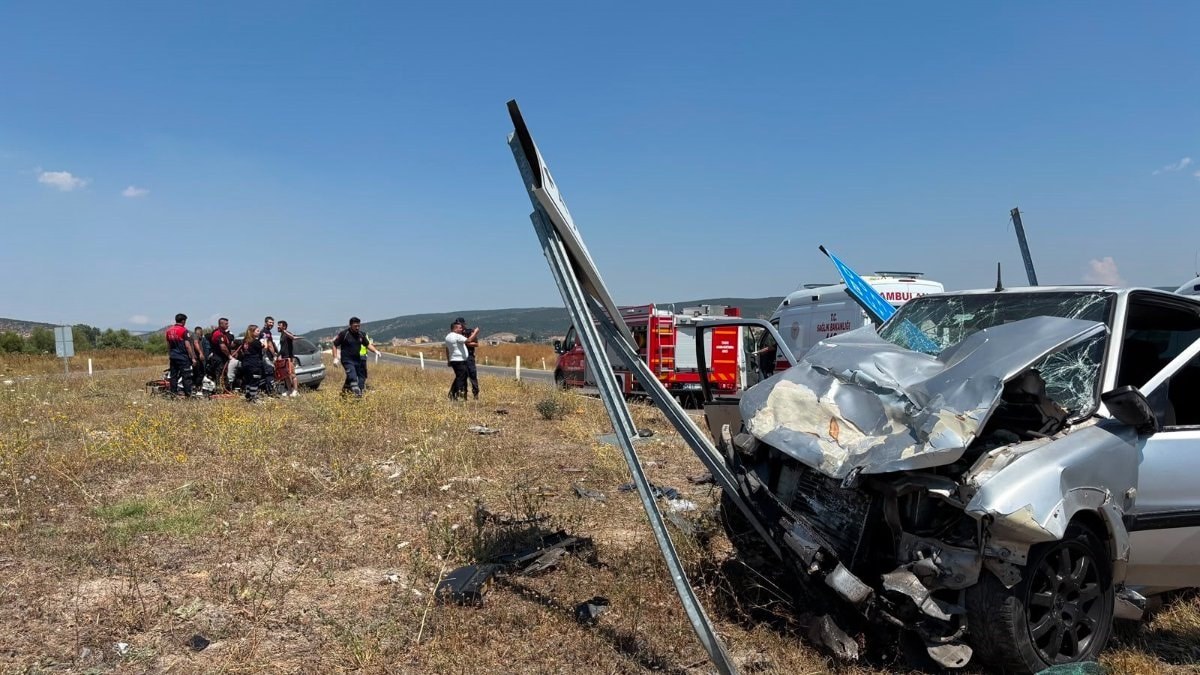 Kütahya'da babasını ziyarete giderken kazada öldü