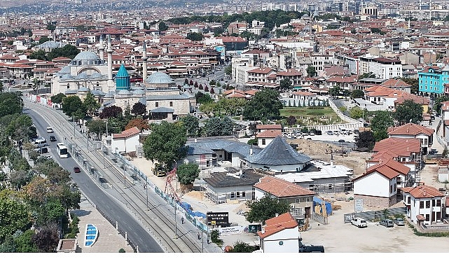 Mevlevi Dergahı İnşaatını İnceleyen Başkan Altay: "Büyük Bir Dönüşümü Türkiye'ye Örnek Şekilde Yürütüyoruz"