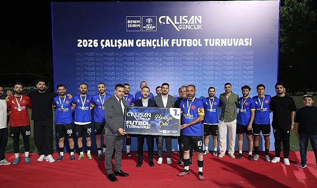 6. Çalışan Gençlik Futbol Turnuvası'nda Rekabet ve Dostluk Bir Arada Yaşandı
