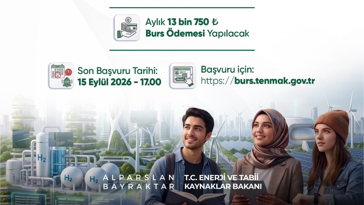 Bakanlık'tan "enerji" bursu müjdesi: Aylık 13 bin 750 TL ödenecek
