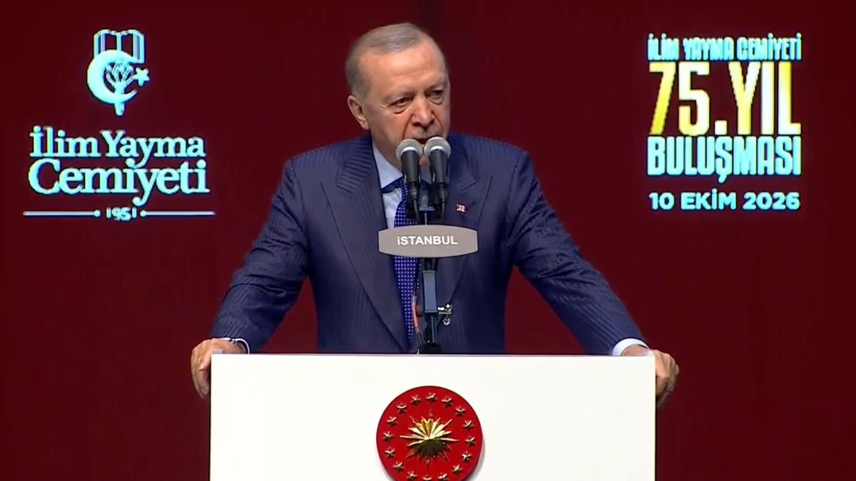 Cumhurbaşkanı Erdoğan, İlim Yayma Cemiyeti 75. Yıl Buluşması'nda konuşuyor