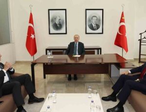 Cumhurbaşkanı Erdoğan, eski Yunan Bakan Avramopoulos’u kabul etti