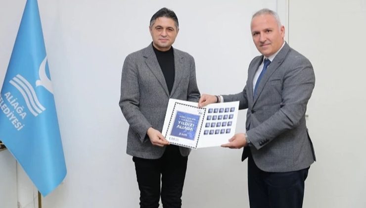 PTT’den İzmir Aliağa’ya özel posta pulu