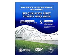 KOP Seracılık Yaygınlaşıyor Projesi’ne başvurular başladı.