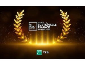 TEB, The Digital Banker tarafından ‘‘Türkiye’de Sürdürülebilir Finans Alanında En İyi Özel Banka” seçildi