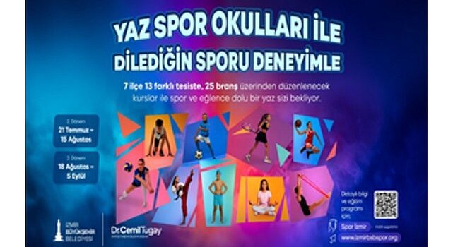 Yaz Spor Okulları’nda ikinci dönem kayıtları başlıyor