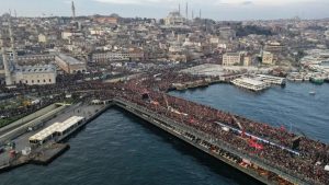 1 Ocak’ta Galata’da Gazze yürüyüşü: Milyonlar İsrail’in katliamına ‘dur’ diyecek