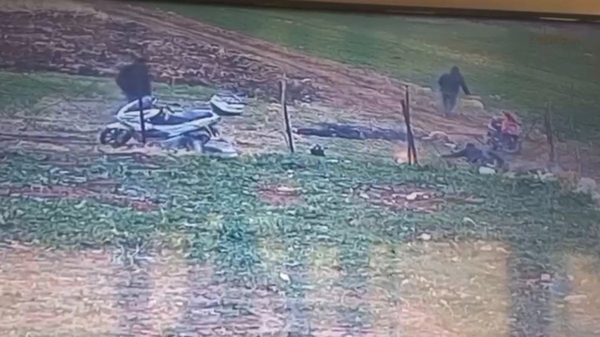 Adıyaman’da madde etkisindeki şahısların tek tek yere yığıldığı anlar kameraya yansıdı