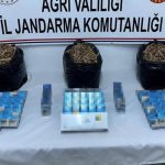 Ağrı’da kaçak sigara ve safran tohumu ele geçirildi