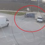 Amasya’da kırmızı ışıkta bekleyen otomobile arkadan otomobil çarptı