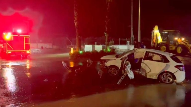 Aydın’da ağaca çarpan otomobilin sürücüsü öldü