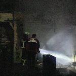 Burdur’da oto yıkamacıda yangın