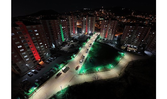 Canik Sokakları Tasarruflu Aydınlatma Sistemleriyle Aydınlık ve Güvenli