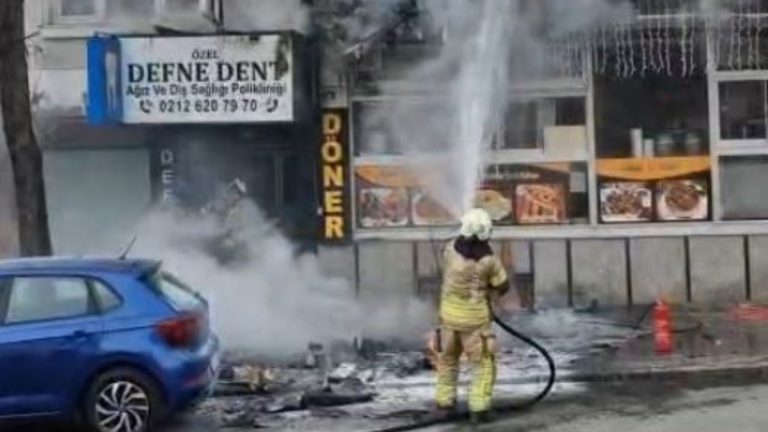 Esenyurt’ta iş hanında yangın