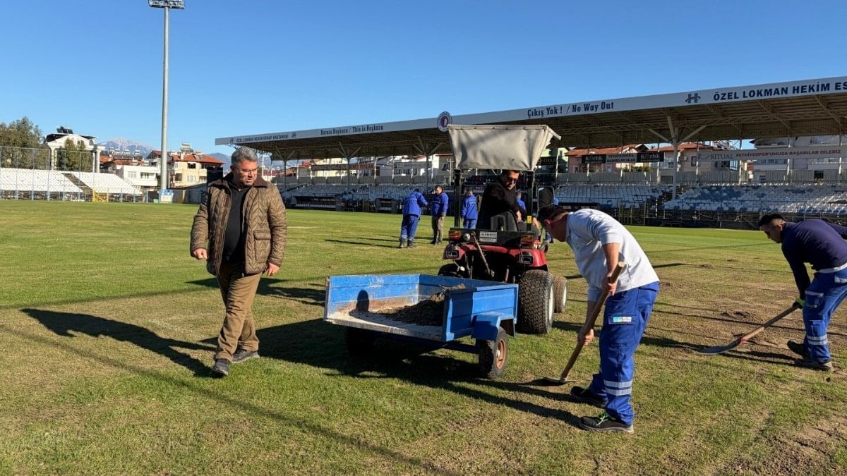 Fethiyespor’da Galatasaray maçı öncesi zemin telaşı