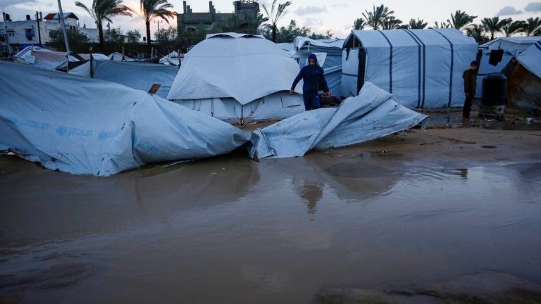 Gazze’de hava koşulları hayatı olumsuz etkiliyor