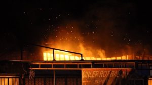 Hatay’da sanayi sitesinde yangın