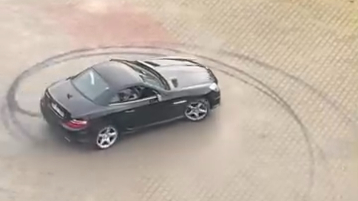 İstanbul’da özel hastanenin valeleri müşterinin otomobiliyle drift attı