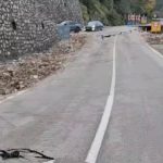 Kastamonu’da heyelan nedeniyle yol çöktü
