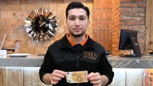 Kayseri’de yabancı turist, garsona verdiği 50 euro bahşişi bir gün sonra geri istedi