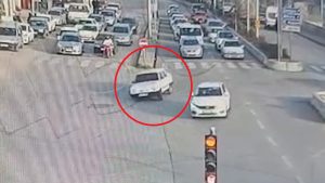 Kırıkkale’de trafikte terör estiren sürücü film gibi kovalama sonucunda yakalandı