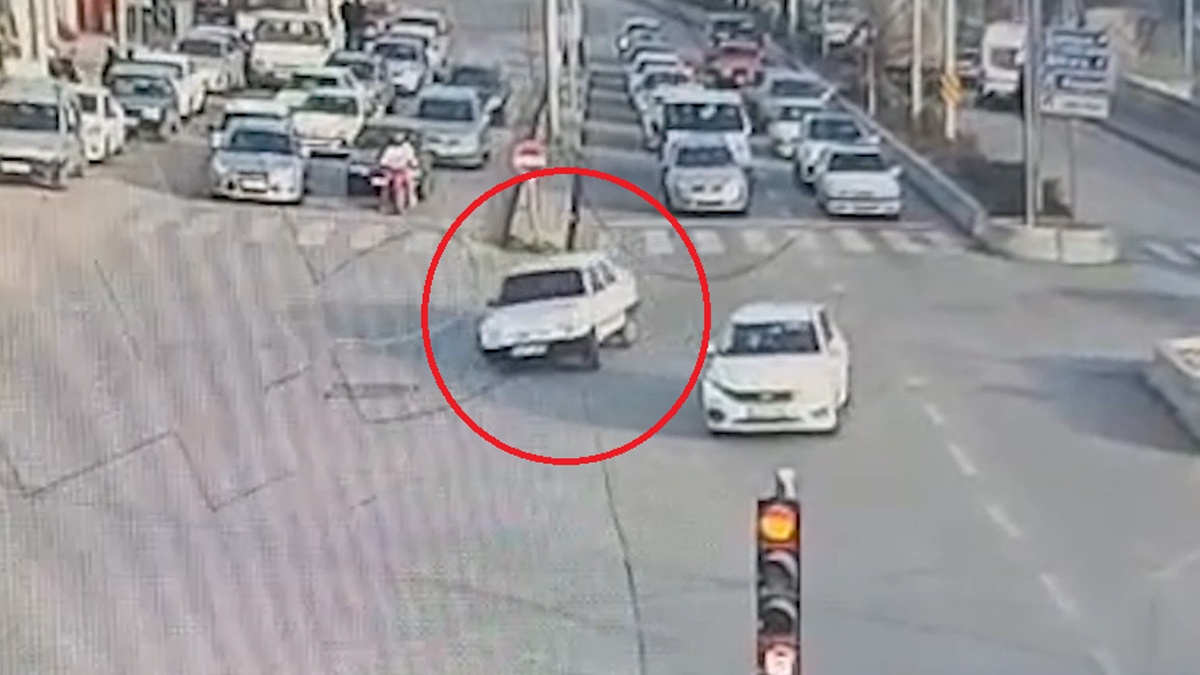 Kırıkkale’de trafikte terör estiren sürücü film gibi kovalama sonucunda yakalandı