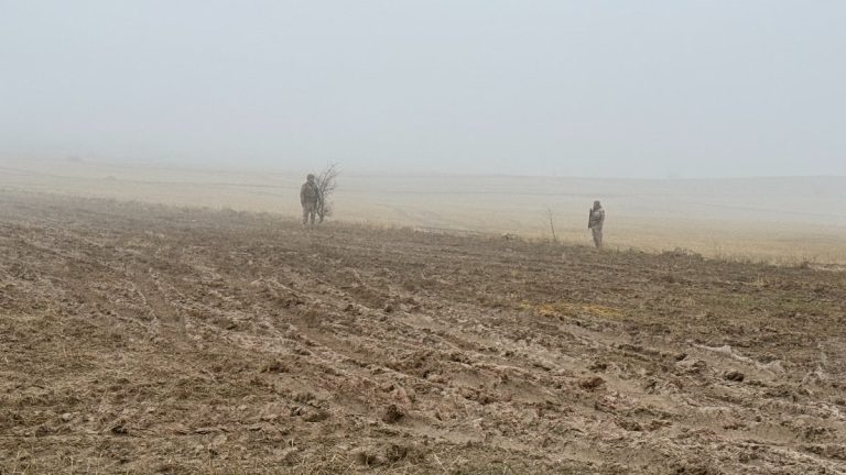 Libya askeri heyetinin jetinin düştüğü alanda sıkı önlem