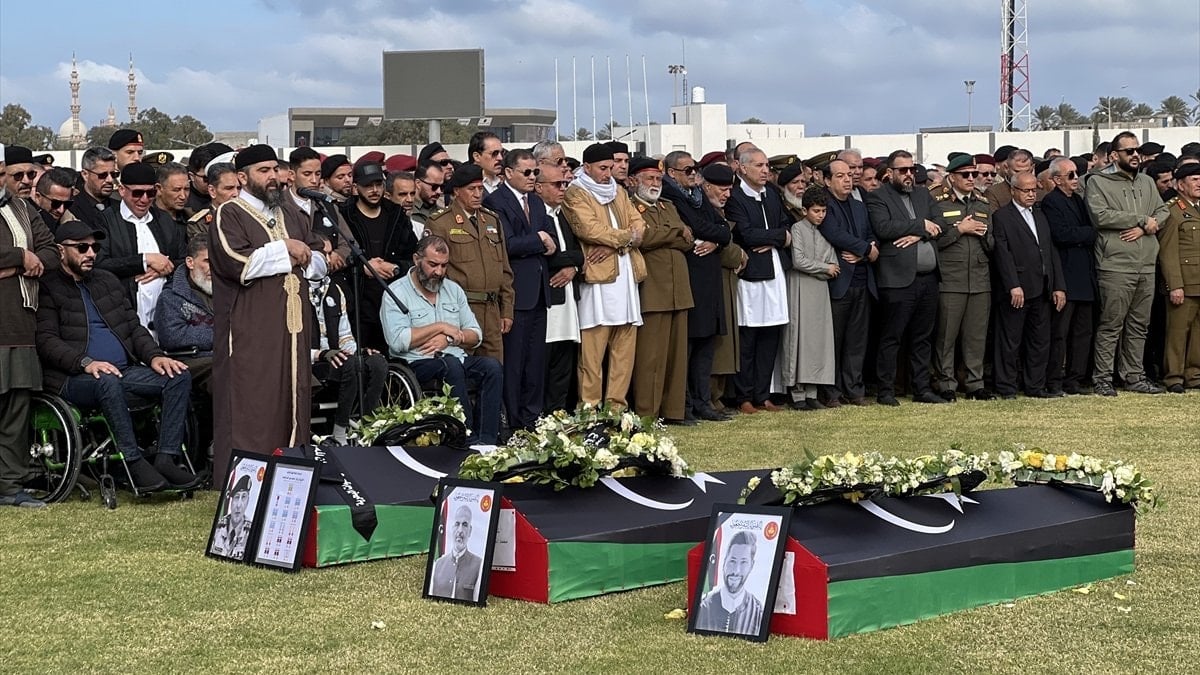 Libya Genelkurmay Başkanı Haddad, toprağa verildi