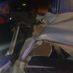 Osmaniye’de otomobil park halindeki kamyonete çarptı: 1 ölü