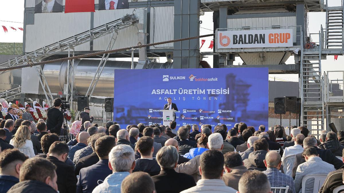 Sultanbeyli’de asfalt üretim tesisi açıldı