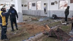 Suriye’de bir camide patlama meydana geldi