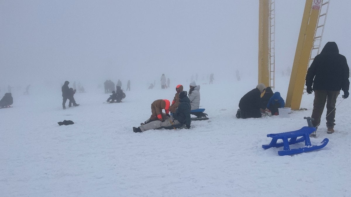 Uludağ, günübirlik tatilcilerin akınına uğradı