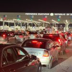 Yılbaşı alışverişini Edirne’de yapan Bulgaristan vatandaşları dönüş yolunda