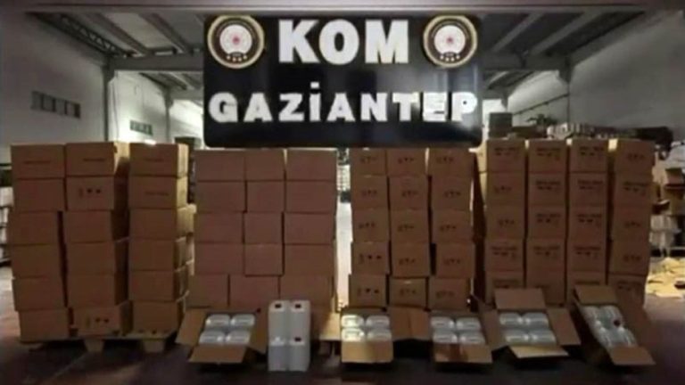 Yılbaşı öncesi sahte alkol operasyonları: 4 bin 520 litre etil alkol ele geçirildi