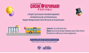 4. Yenişehir Çocuk Oyunları Festivali başlıyor