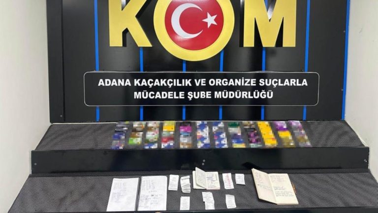 Adana’da tefecilik operasyonu: 59 banka ve kredi kartına el konuldu