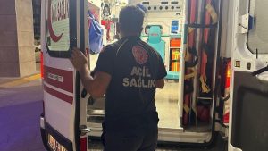 Adıyaman’da alkollü sürücünün kullandığı motosiklet sulama kanalına düştü