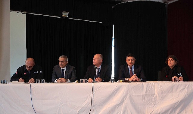 Aliağa’da İlçe Afet Müdahale Planı Toplantısı Gerçekleştirildi