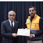 Aliağa’da Orman Yangınlarıyla Mücadele Eden Personele Teşekkür Belgesi