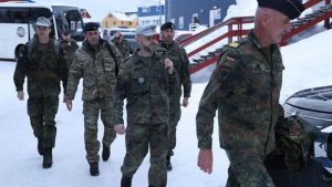 Alman askerleri Grönland’daki görevini tamamlayarak ayrılıyor