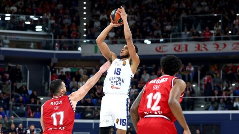 Anadolu Efes deplasmanda Olimpia Milano’ya kaybetti