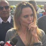 Angelina Jolie, Refah sınırında Gazzelileri ziyaret etti