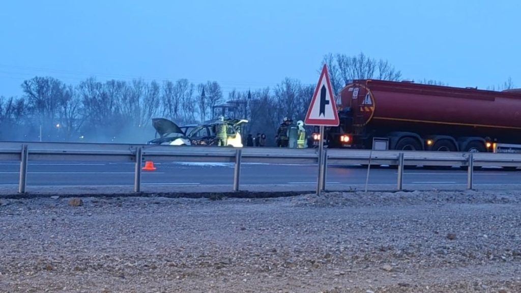 Ankara’da seyir halindeki araçta yangın
