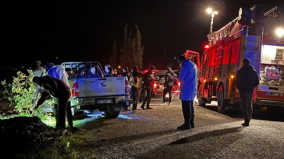 Antalya’da araç içinde yanmış ceset bulundu