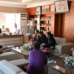 Antrenörlerden Başkan Topaloğlu’na ziyaret