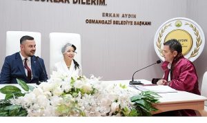 Başkan Erkan Aydın Yılın Son Nikahını Kıydı